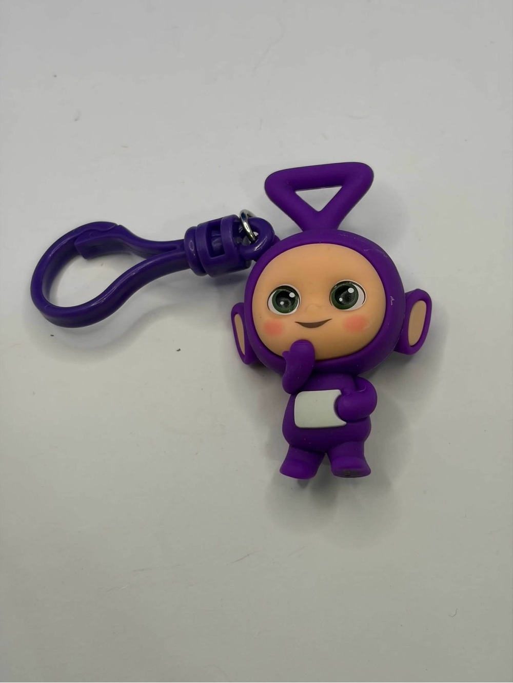 Teletubbies Tinky Winky Purple 3D Figure Keychain Bag Charm